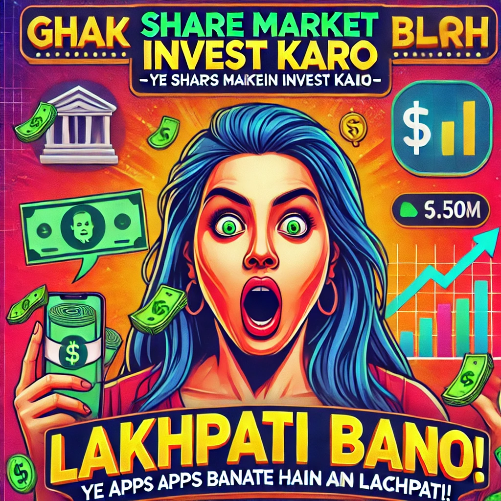 Ghar Baithe Share Market Mein Invest Karo – Ye Apps Bana Sakte Hain Aapko Lakhpati!